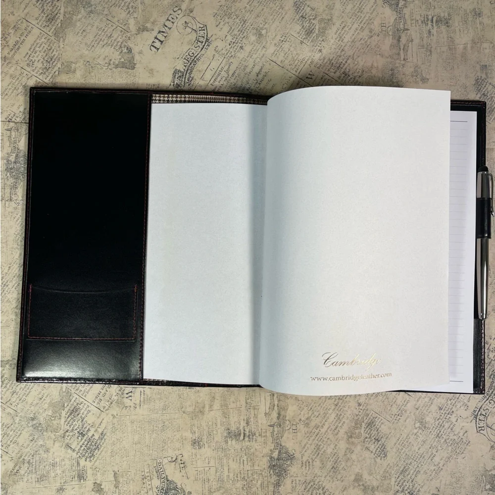 Cambridge Premium Leather Journal (Black Napa)